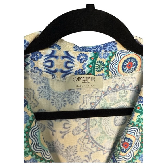 Camomilla Italia Medallion Button-Down Tank size 46 (12 or 14) - Picture 2 of 4